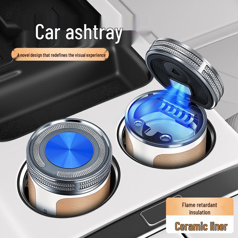 Buick-Compatible Car Ashtray for Regal, LaCrosse, Excelle, Encore, Verano, GL8, GX, Envision, and GL6.