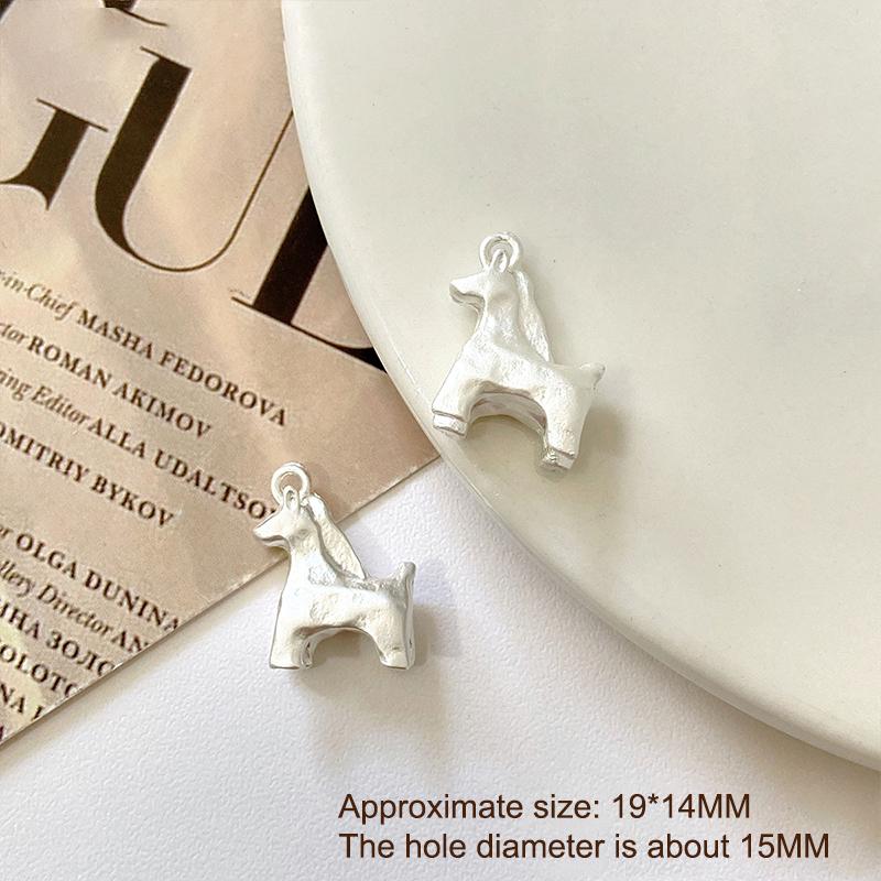1Pcs Cute Gold Silver Color Horse Charms Pendants For Jewelry Making Necklace Earrings Bracelet Diy Accessories Supplies