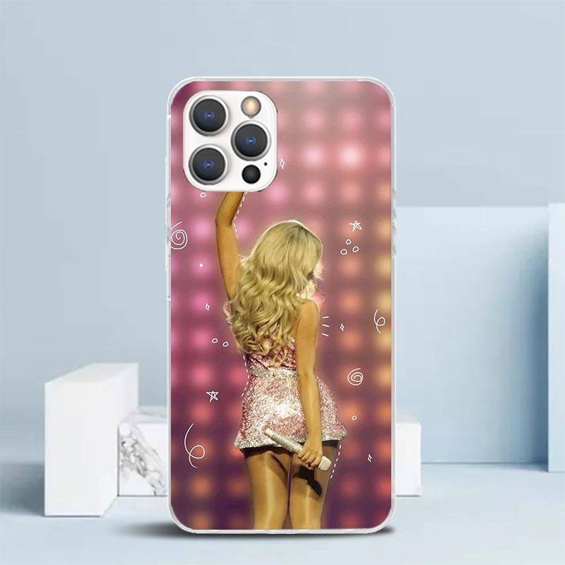 CR66 S-Sabrina C-Carpenter Soft Cover for iPhone 16 17 Air 15 14 Pro Max 16E Phone Case 13 Mini 12 11 7 SE 8 Print Pattern Fit C