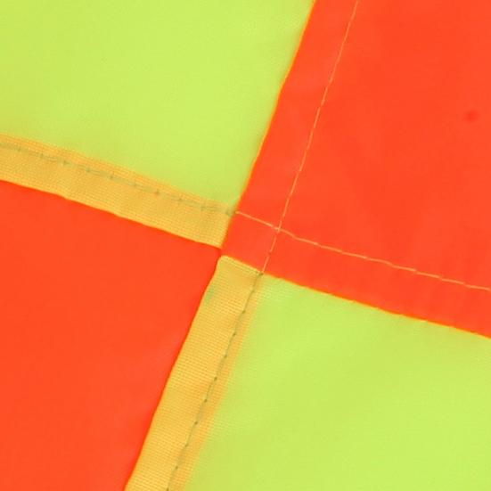 1 Pair Referee Flag Exquisite Easy To Use Stainless Steel Tube Soccer Judge Linesman Flag Football Referee Tool