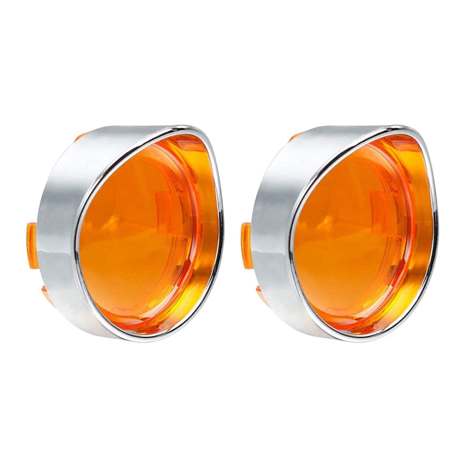 

1 Pair Motorcycle Turn Signal Housing Covers High Durability Hassle Less Mounting Impact Resistant For XL883 XL1200 X48