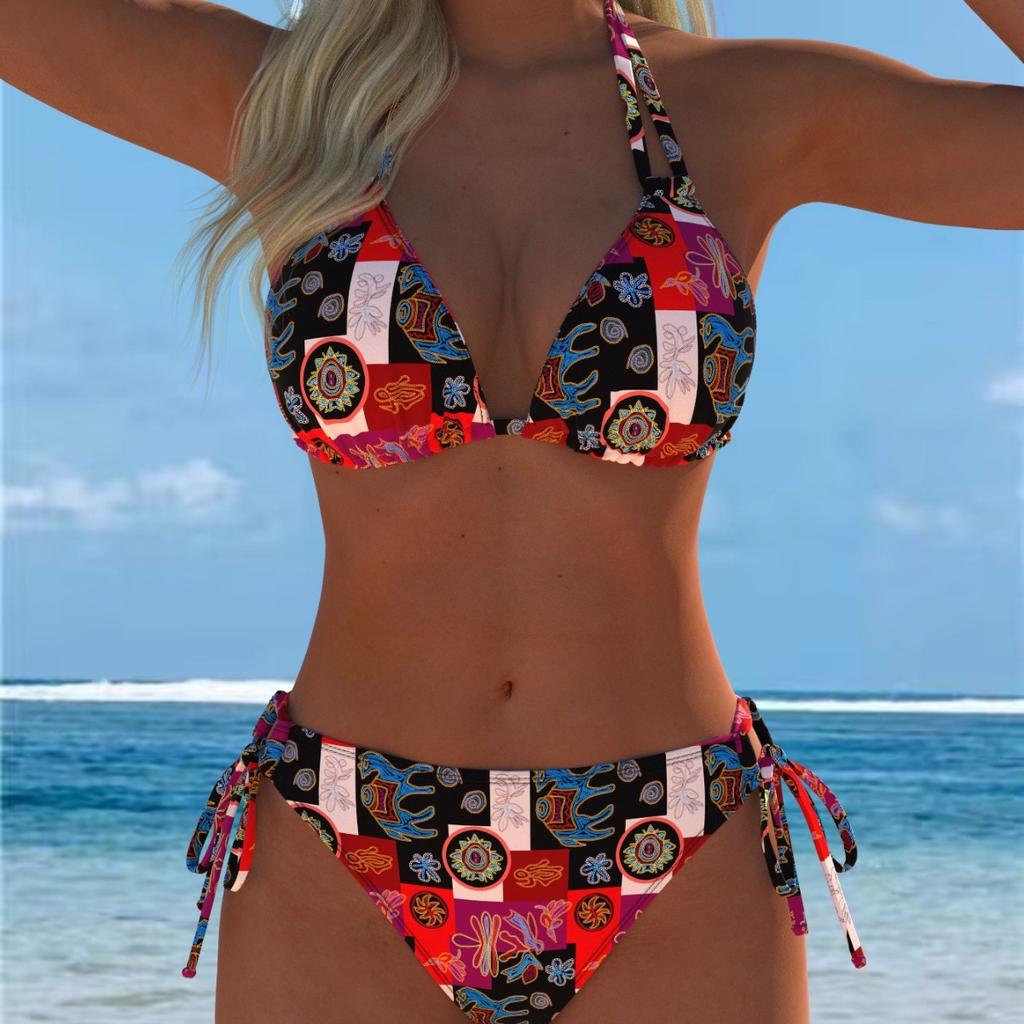 European and American Bikini Swimsuit 1011 New Split Swimsuit Female Explosion Xiyin Temu