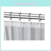 Contemporary Metal Curtain Rings With Plastic Hooks For Living Room Windows