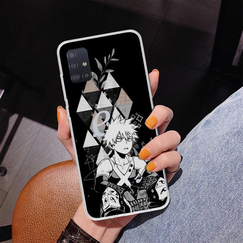 My Hero Bakugou Katsuki Phone Case For Samsung Galaxy A52 A32 A22 A12 A51 A31 A50S A30S A20S A10S Note 20 Ultra 10 Plus S10 A72