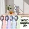 Quick Cooling Airflow Ice-Cooling Handheld Fan for 5V/1A/2000mAh Outdoor Activities
