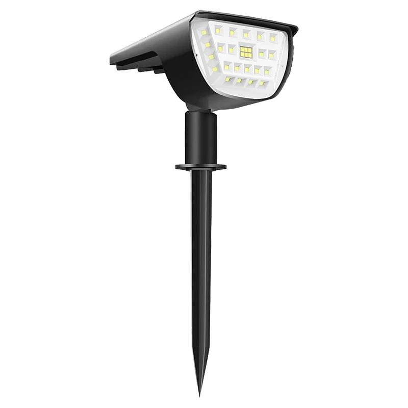 

32 светодиодных солнечных ландшафтных прожектора для улицы, водонепроницаемые IP65, на солнечной батарее, настенный светильник для сада, двора, патио, подъездной дорожки, пешеходной дорожки, декор White