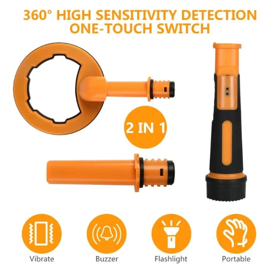 Hot Sell 2 IN 1 Underwater Metal Detector Pulse Pinpointer Induction Diving Treasure Metal Detector Hand Held Metal Finder