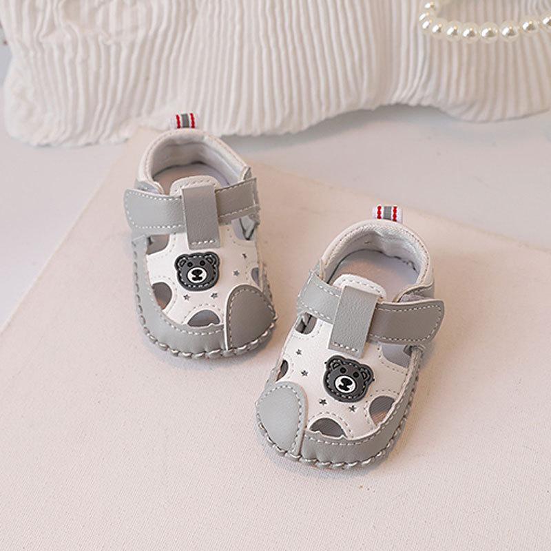 Summer Baby Toddler Sandals With Soft Pu Sole For Boys And Girls