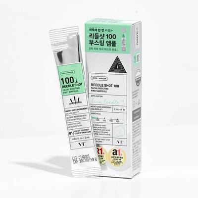 Vt Riddle Shot 100 Facial Boosting First Ampoule 2Ml*6 Pack