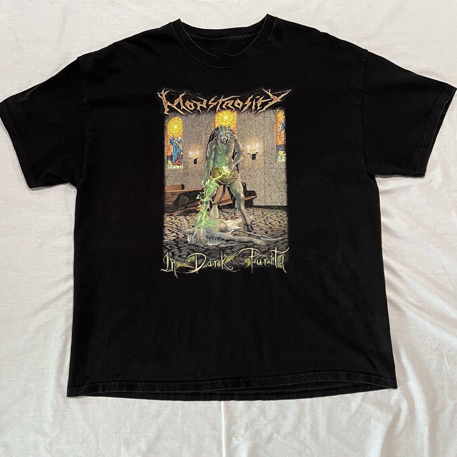 

Monstrosity In Dark Purity Black Tee Cotton Shirt For Men Women SB276 S