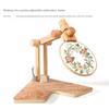 Soporte de Marco de Bordado de Escritorio Profesional Altura Ajustable Soporte de Bastidor de Bordado de Madera Para Costura Manualidades B03E