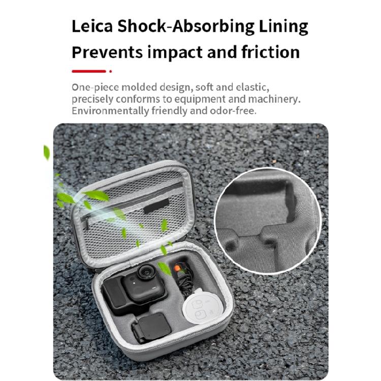 Portable Camera Storage Box Featuring Strap Attachment Water Resistant Impact Proof Pouches Organizers For Easy Carry