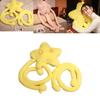 Stretchable Flower And Star Plush Pillow For Home And Bed