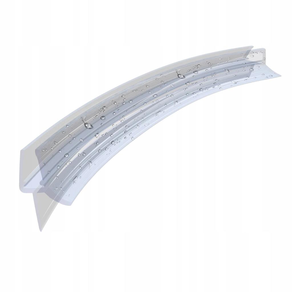 Bottom seal for semicircular shower cabin doors DK13 4mm 100cm