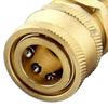 Pressure Washer Adapter, M22 To 3/8" Swivel To Quick Connect 5000PSI Durable
