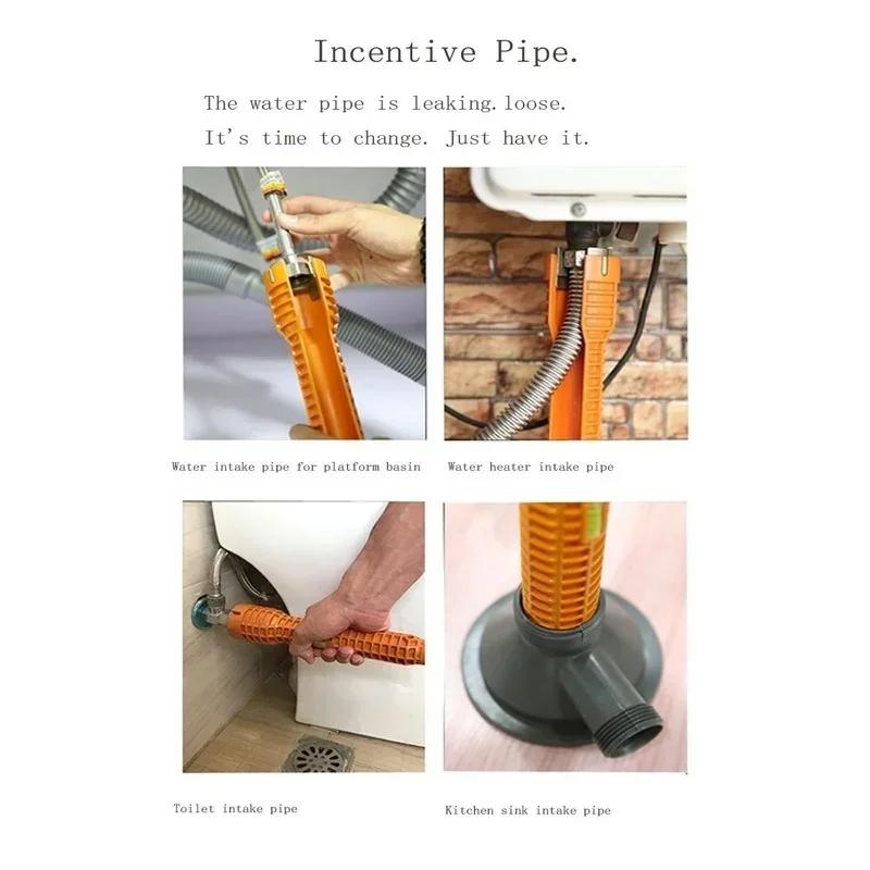 Multi-Functional Sanitary Wrench Pelvic Floor Leading Sleeve Disassembly Faucet Pipe Sink Sanitary Only Installation Tool 2025