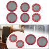 2 Pieces Speaker Grill Covers Decorative DIY,Sturdy,Circle Subwoofer Guard Protectors for Shopping