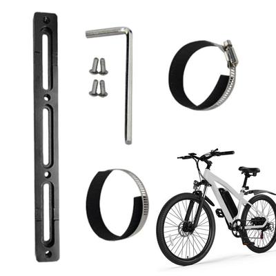 Ebike Battery Mount Adapter Aluminum Alloy EBike Battery Box Bracket Aluminum Alloy Ebike Battery Mount Adapter Bicycle Battery