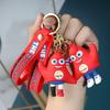 Adorable 2024 Paris Mascot Frigee Keychain Silicone Souvenir Perfect For Gifts