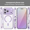 For iPhone 17 Pro Phone Case, Magnetic Shockproof Transparent Cover for iPhone 17 Pro