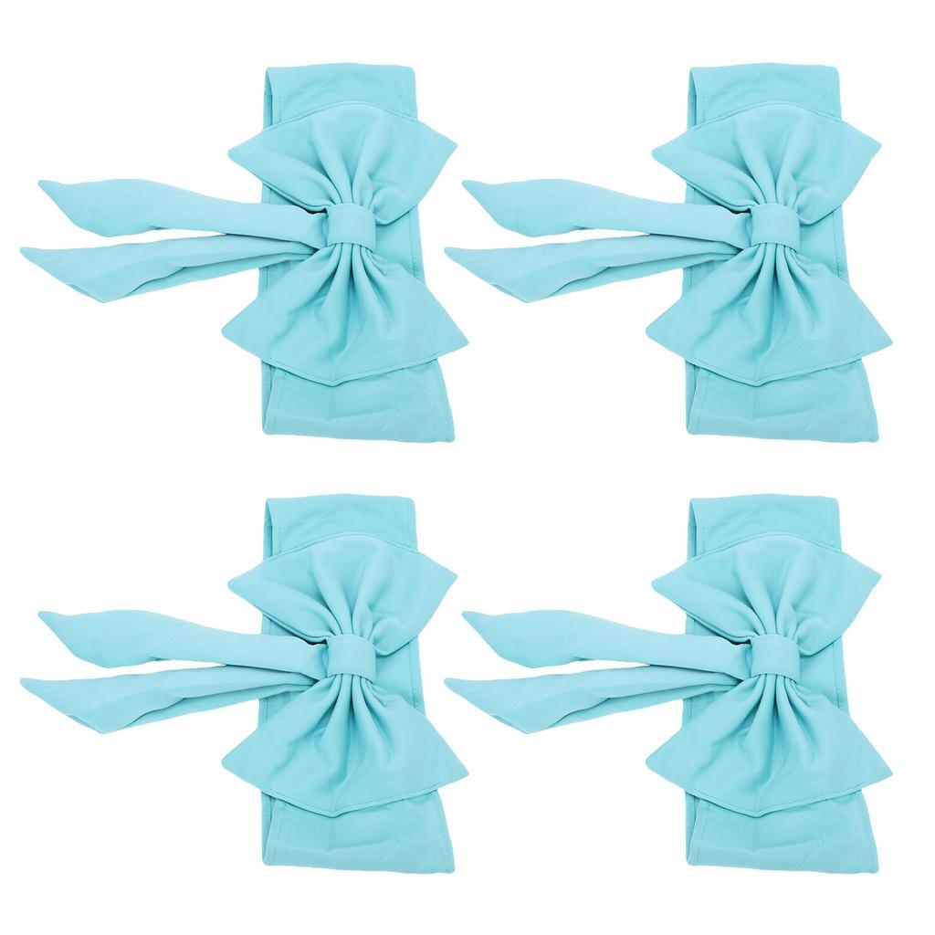 10pcs Chair Sashes for Wedding Elastic Chair Bows Sashes Decorative for Party Ceremony Reception Banquet Decorations