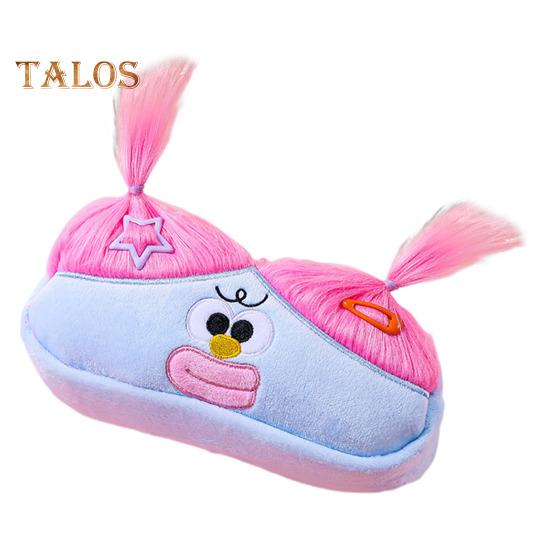 

Сделай сам пенал коробка органайзер длинные волосы кукольный дизайн большой емкости застежка-молния ручка маркер держатель для инструментов для рисования светло-синий