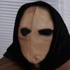 Faceless Man Alien Skull Latex Helmet Dress Up Party Cosplay Props  Unisex