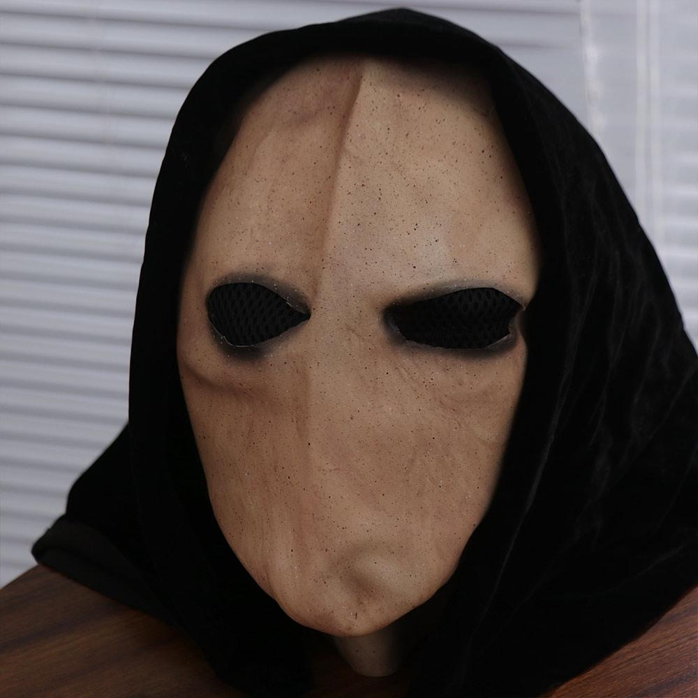 Faceless Man Alien Skull Latex Helmet Dress Up Party Cosplay Props  Unisex