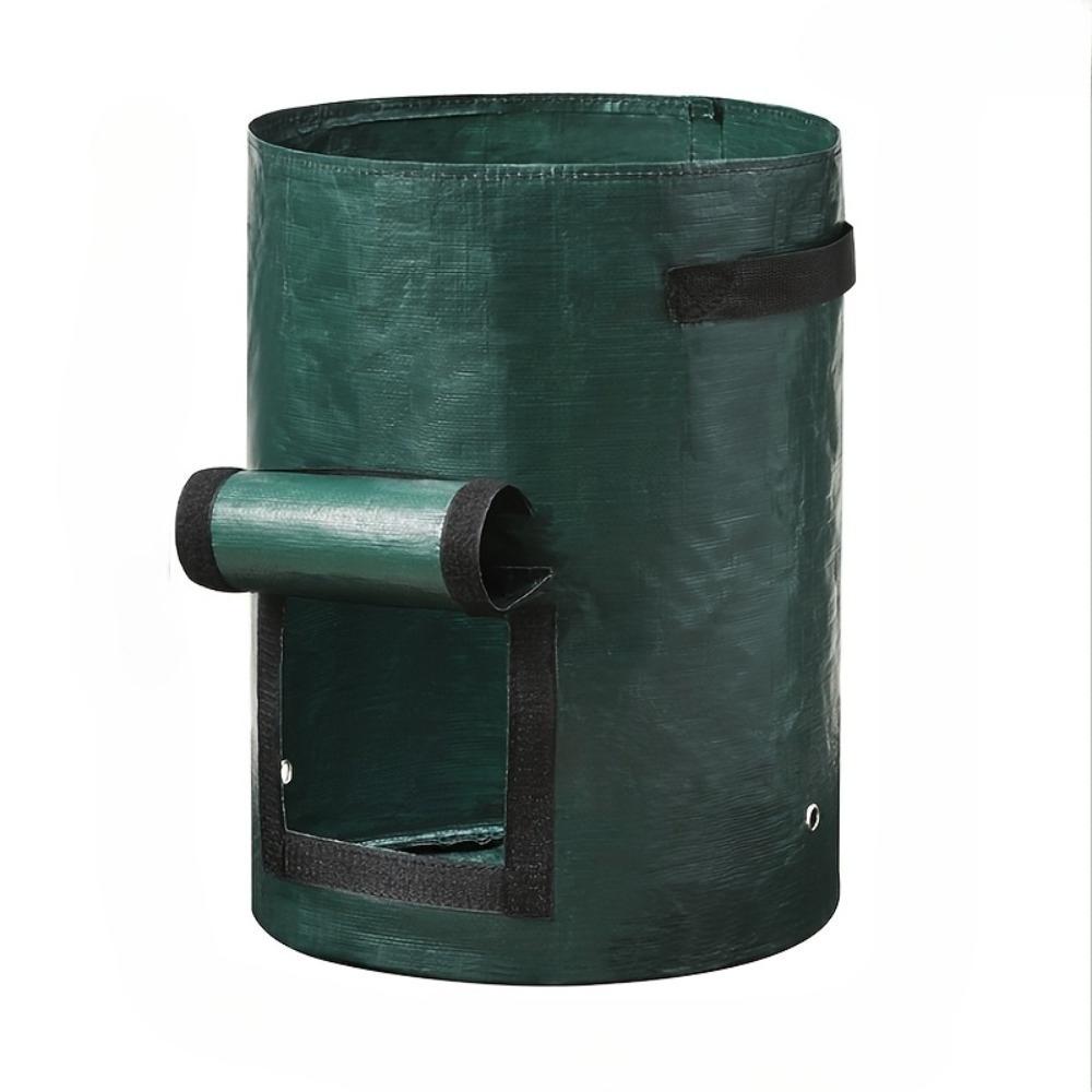 

1 шт. Мешки для выращивания картофеля 7 галлонов, Мешки для выращивания растений с откидным окошком, Мешки для посадки овощей с дренажными отверстиями