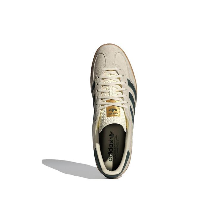 Gazelle Men's Adidas Originals Indoor 'Cream White Green Gum' IH7502