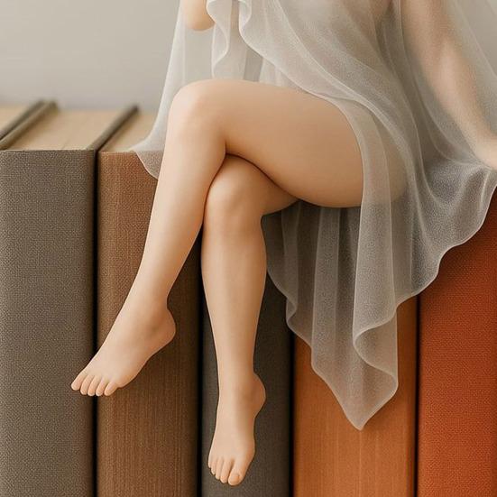 Funny Ghost Statue Creepy Parties Festivals Ornaments Halloween Decoration for Dark Romanticists Gothic Collectors