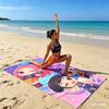 Kawaii Chibi Girls Beach Towel Microfiber Quick Dry Anime Cartoon Bath Towel For Swimming Pool Travel Gym Yoga Towel For Adults