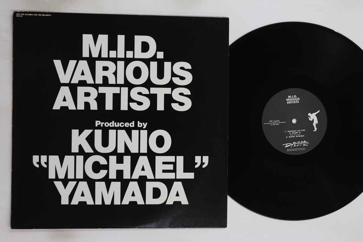 

LP Record M.I.D. Various Artists E9118 DANCETERIA 1989 Japan Japanese Club Dance Used