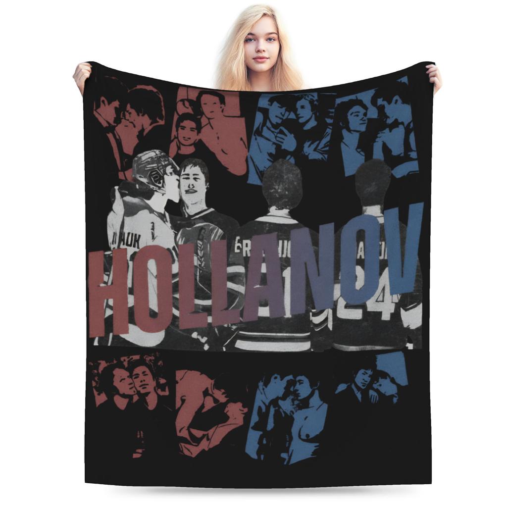 Warm Cozy Blanket Travel Office Ilya Shane Hockey Romance Heated Rivalry Throw Blanket Print Bedspread For Home Decor