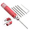 6pcs/set Model Scriber Anti-skid Handle Chisel Hex Key Wrench