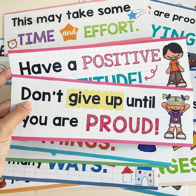 Pack of Colorful Thematic Learning Posters Creative Decors For Youngly Students Classroom Teaching Aids And Decoration