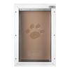 Pet Door for Door with Lock and Magnetic Flap System Aluminum Frame Large