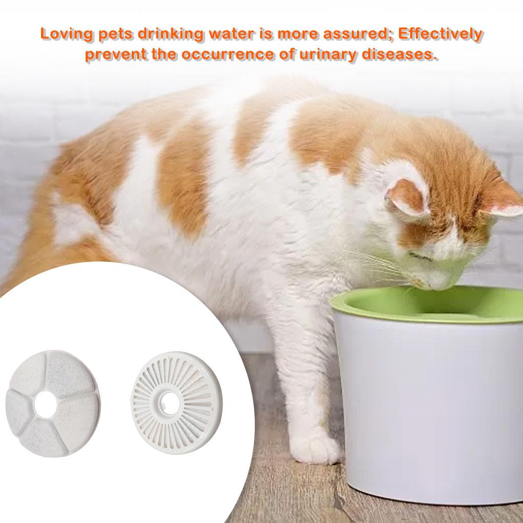 Aktivkohlefilter Wasserspender Kunststoff Hundefutterspender Filter