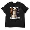 Celebrate Diversity Labrador Dog Lover T-Shirt Plain Vintage Compression Shirt Men