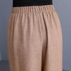 Pantaloni Larghi Estivi Abbigliamento Donna Taglie Forti Casual Larghi Vintage Vita Alta Pantaloni Neri