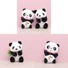 China Plush Panda Toy Cartoon Keychain Bag Decoration Animal Pendant Gift Doll