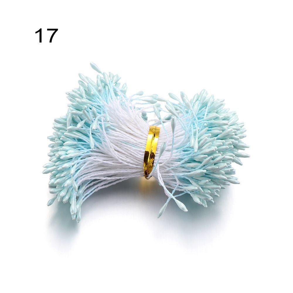 

Рукоделие Двойные головки Свадебное украшение Сделай сам Цветочная поделка Искусственный жемчуг Цветок Тычинка Пестик 17