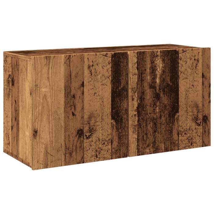 VidaXL Wall-Mounted TV Cabinet Old Wood 80x30x41 Cm, TV Stand, Media Cabinet, TV Console, HiFi Furniture, Entertainment Center, 857666