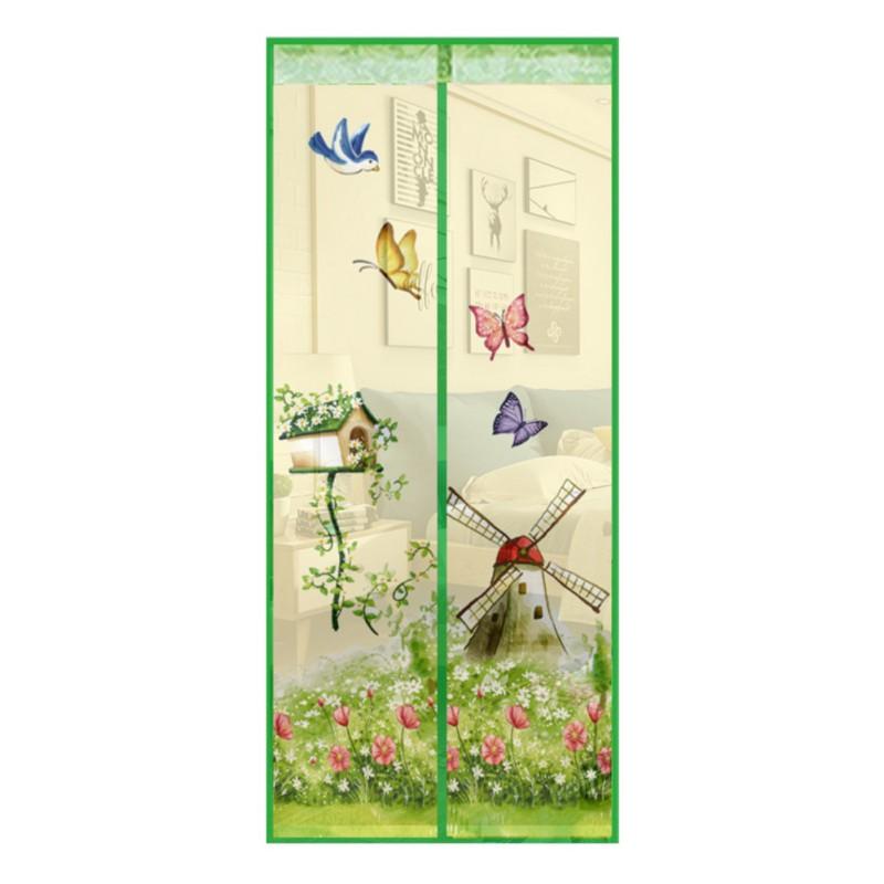 Prevent Mosquito Screen Encryption Magnet Mosquito Net Curtains Tulle Door Screen Magnetic Moustiquaire Porte 3 Colors