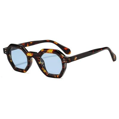 Polygon Retro Sunglasses: European & American Street Style for Women