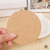 Langlebiger Rutschfester Korkuntersetzer Tee Kaffeetasse Getränkehalter für Tischdeko Untersetzer 10 Stück 90x3mm Tassenmatte Natürlich Rund Holzuntersetzer