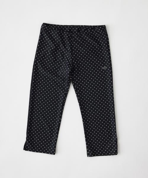 Hata Capri Swim Leggings_Black Dot