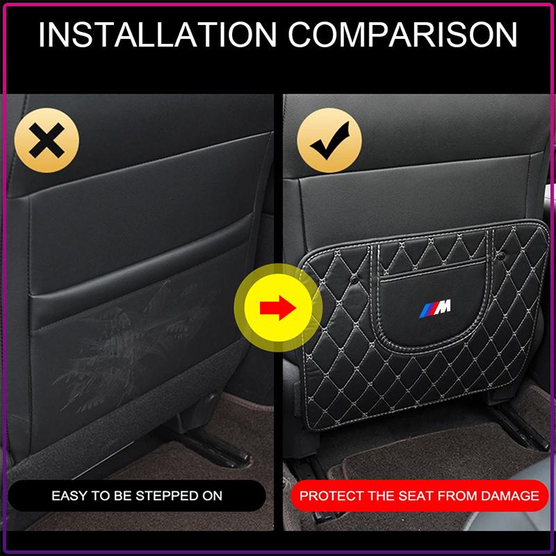 Husa Protector Anti-Lovire Spătar Scaun Auto Anti-Murdărie Pentru BMW M Performance E46 E90 E60 F10 F30 E39 E36 F20 E87 G30 E92