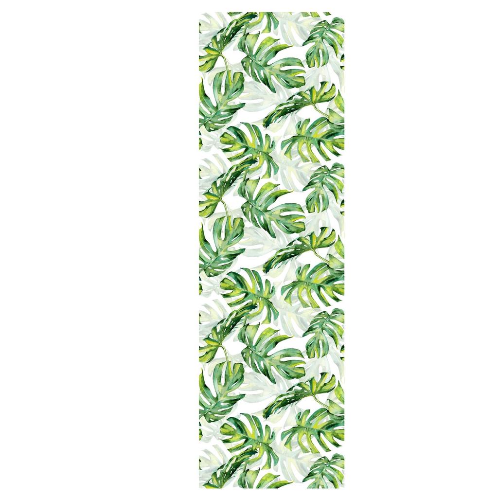 Seamless Waterproof Antifouling Wallpaper (Thick Ink Flower Green Plant)