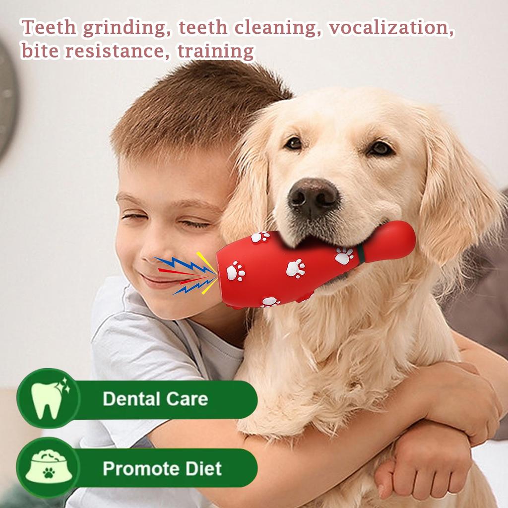 Christmas Pet Toys, Vinyl Sounds, Dog Teething Toys, Chew-resistant Toys.